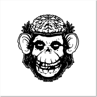 MonkeyBrains Misfits logo Posters and Art